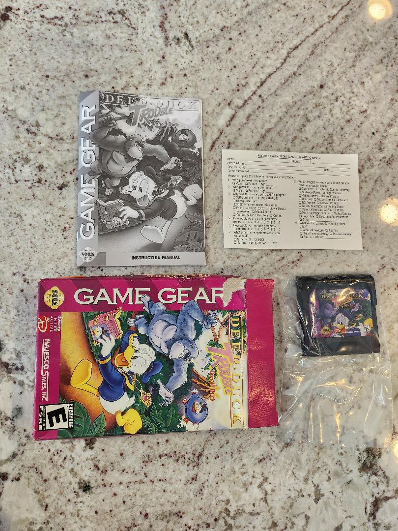 Profundo problema de pato Sega Game Gear