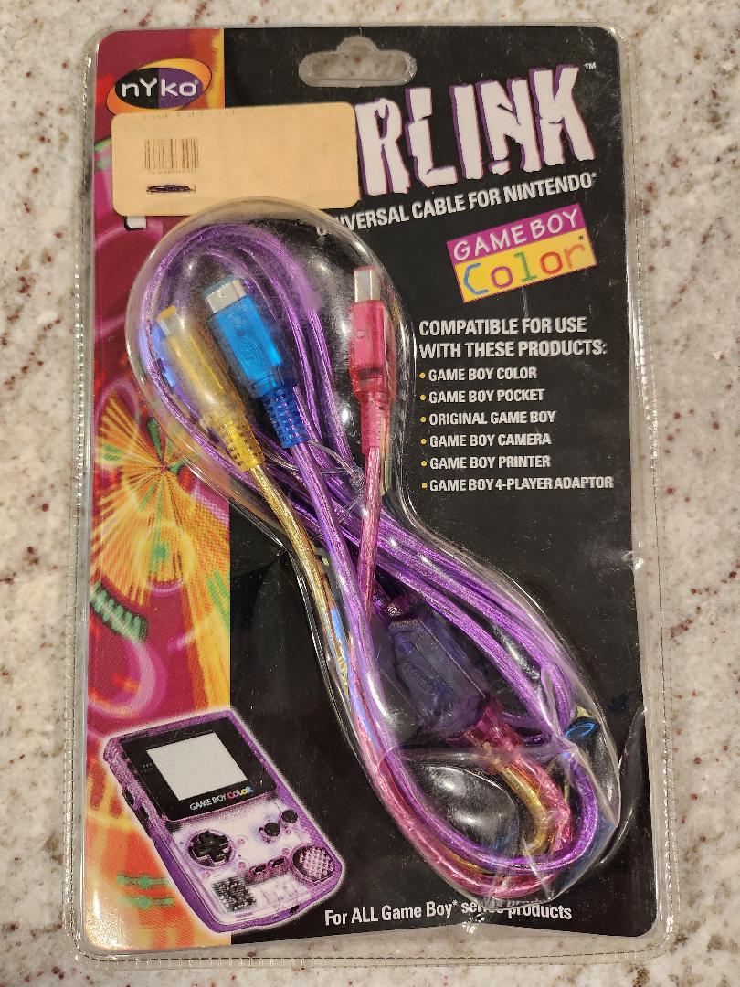 Cable universal NYKO Powerlink Nintendo Gameboy, GBC, bolsillo sellado NUEVO