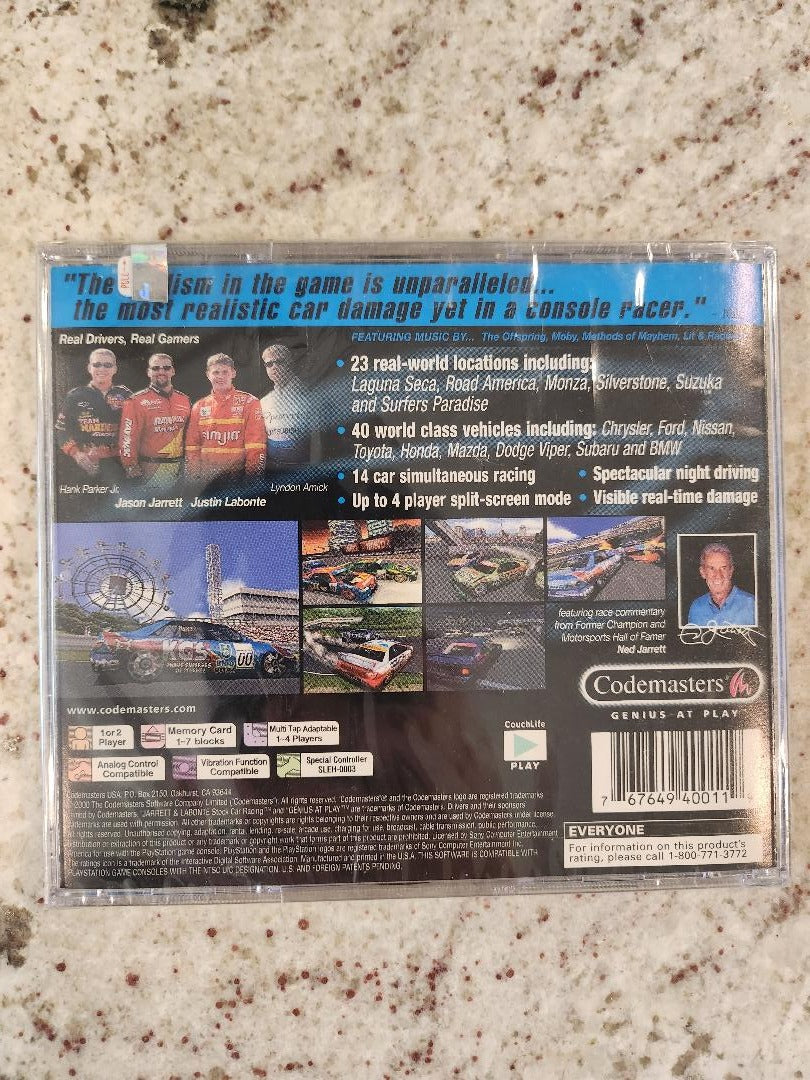 Jarret & Labonte Stock Car Racing PS1 Scellé NOUVEAU