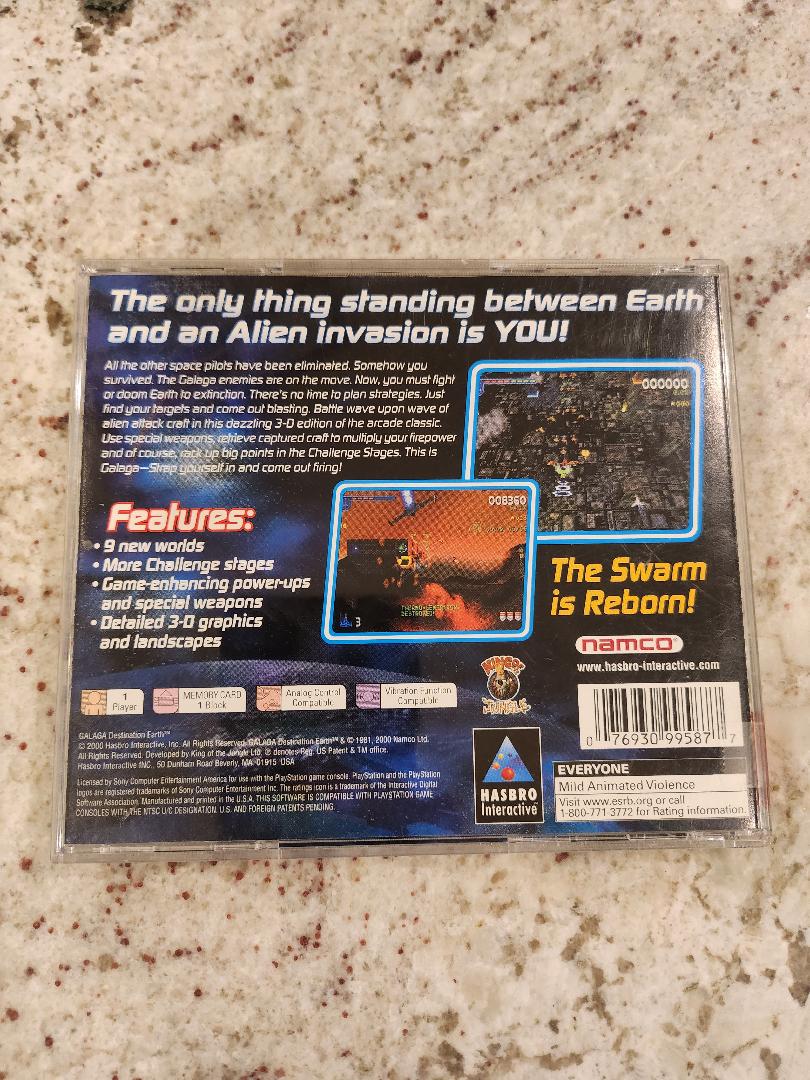 Galaga Destino Tierra PS1