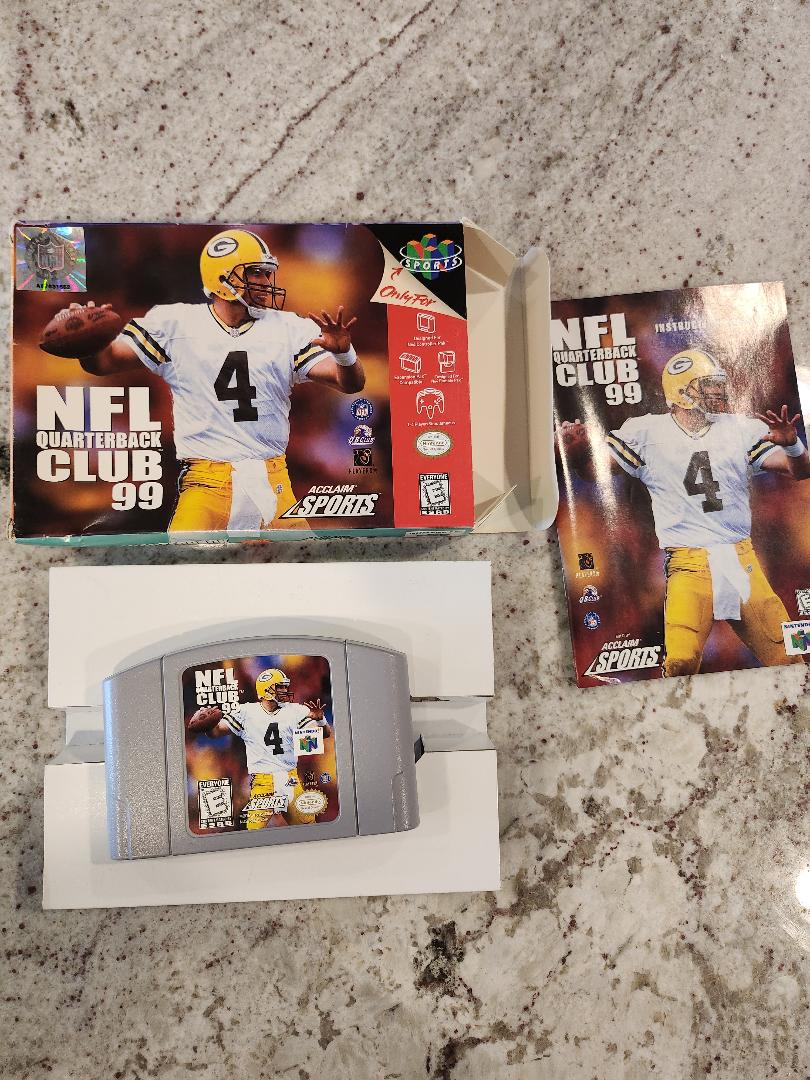 NFL Quarterback Club 99 N64 CIB
