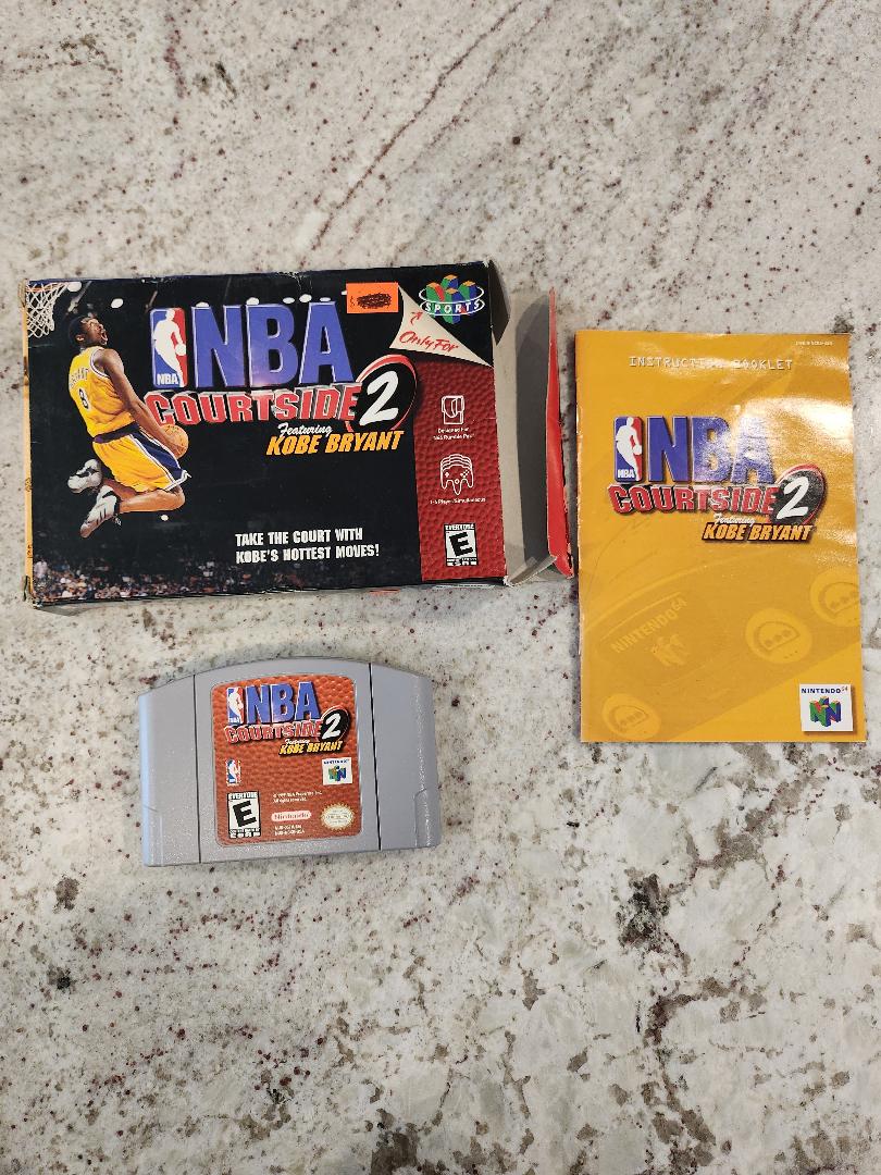 Kobe Bryant In NBA Courtside N64 CIB