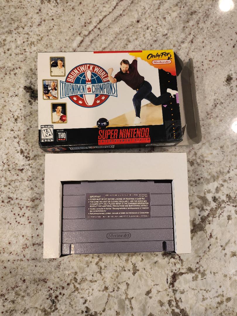Brunswick World Tournament of Champions SNES CIB