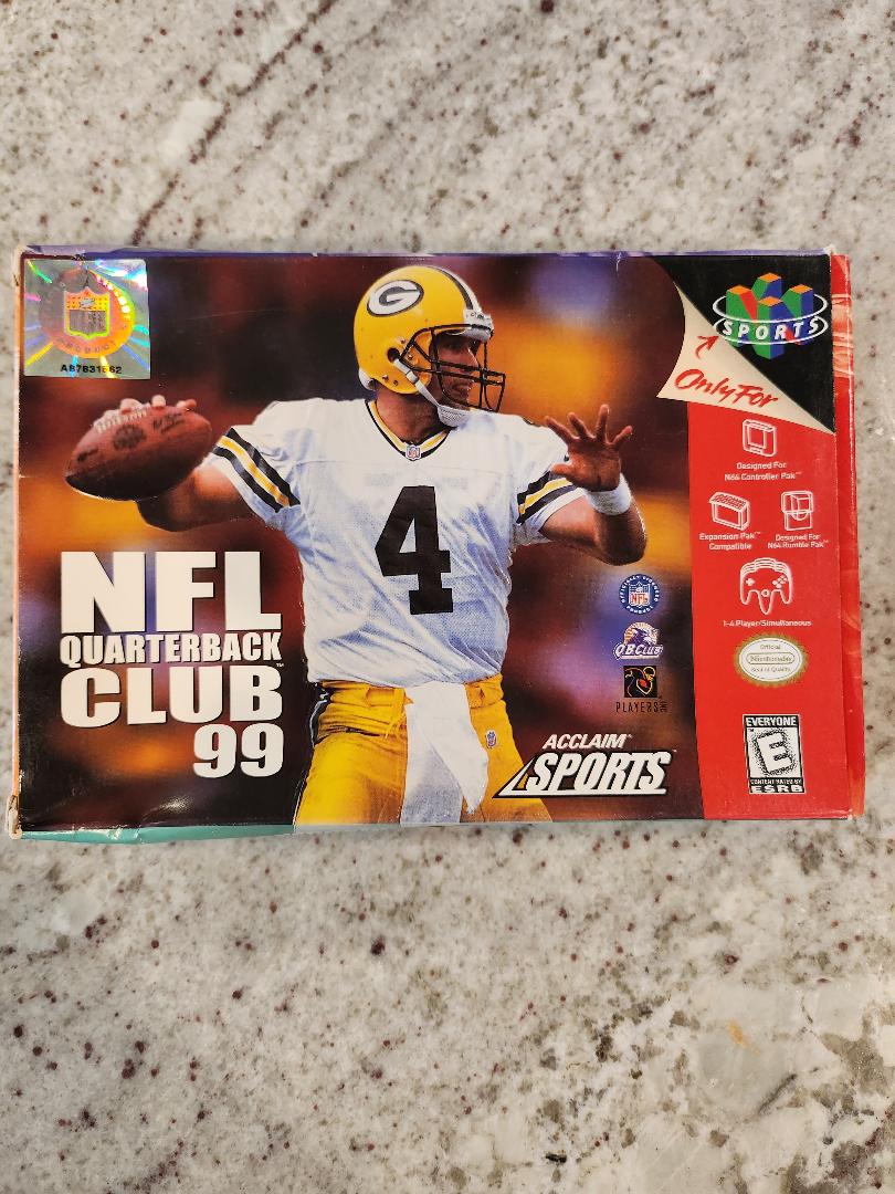 NFL Quarterback Club 99 N64 CIB