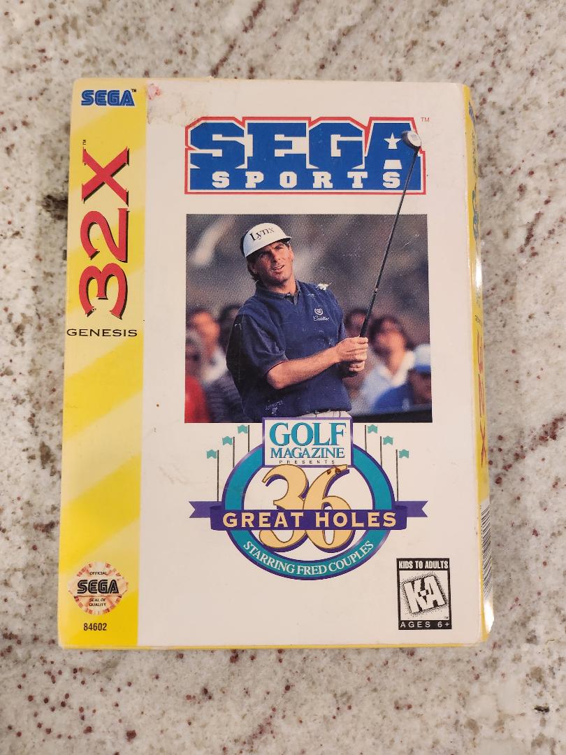 La revista GOLF presenta 36 Great Holes Starring Fred Couples Sega Genesis 32X CIB