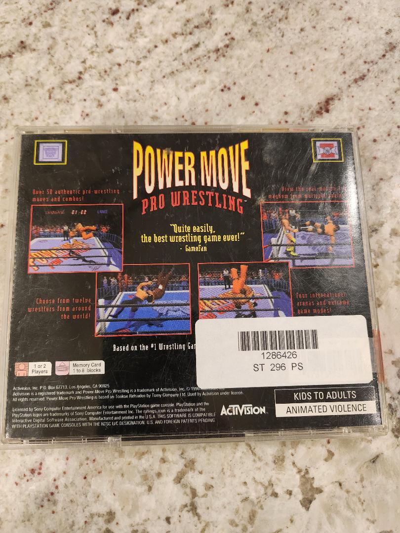 Power Move Pro Lutte PS1