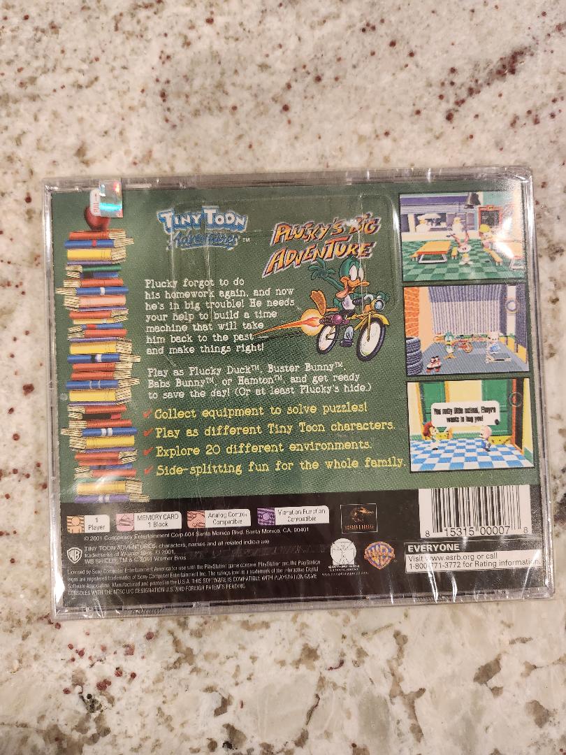 Tiny Toon Adventures: Plucky's Big Adventure PS1 Scellé NOUVEAU
