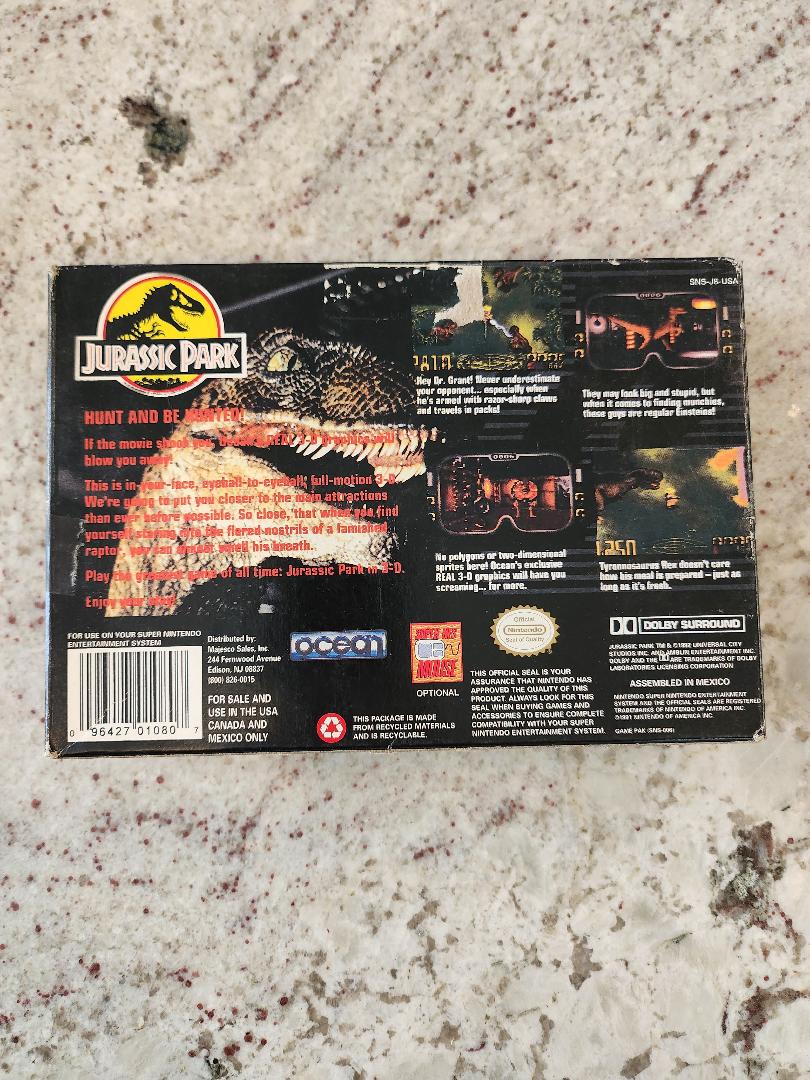 Jurassic Park SNES CIB