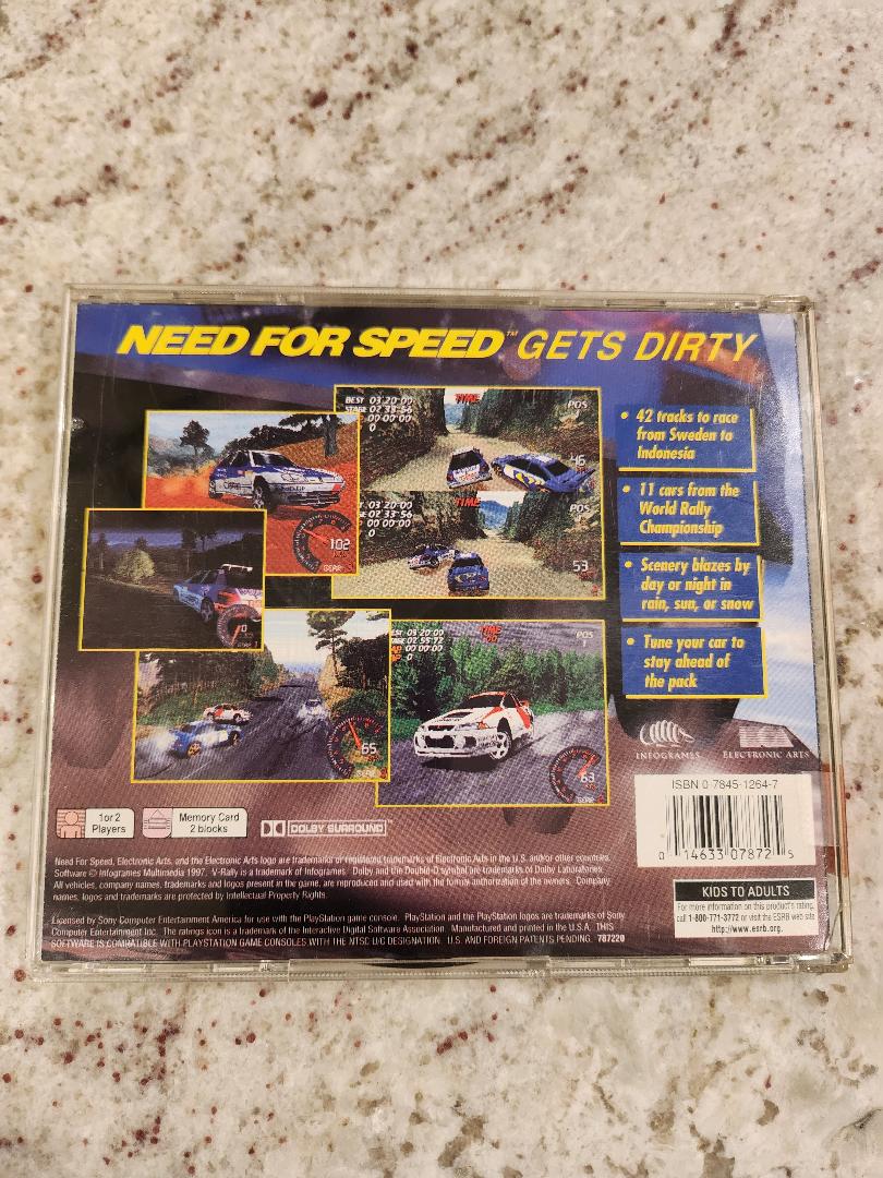 Besoin de vitesse : V-Rally PS1