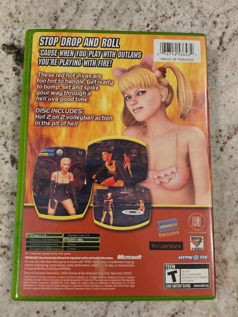 Outlaw Vollyball Xbox Original