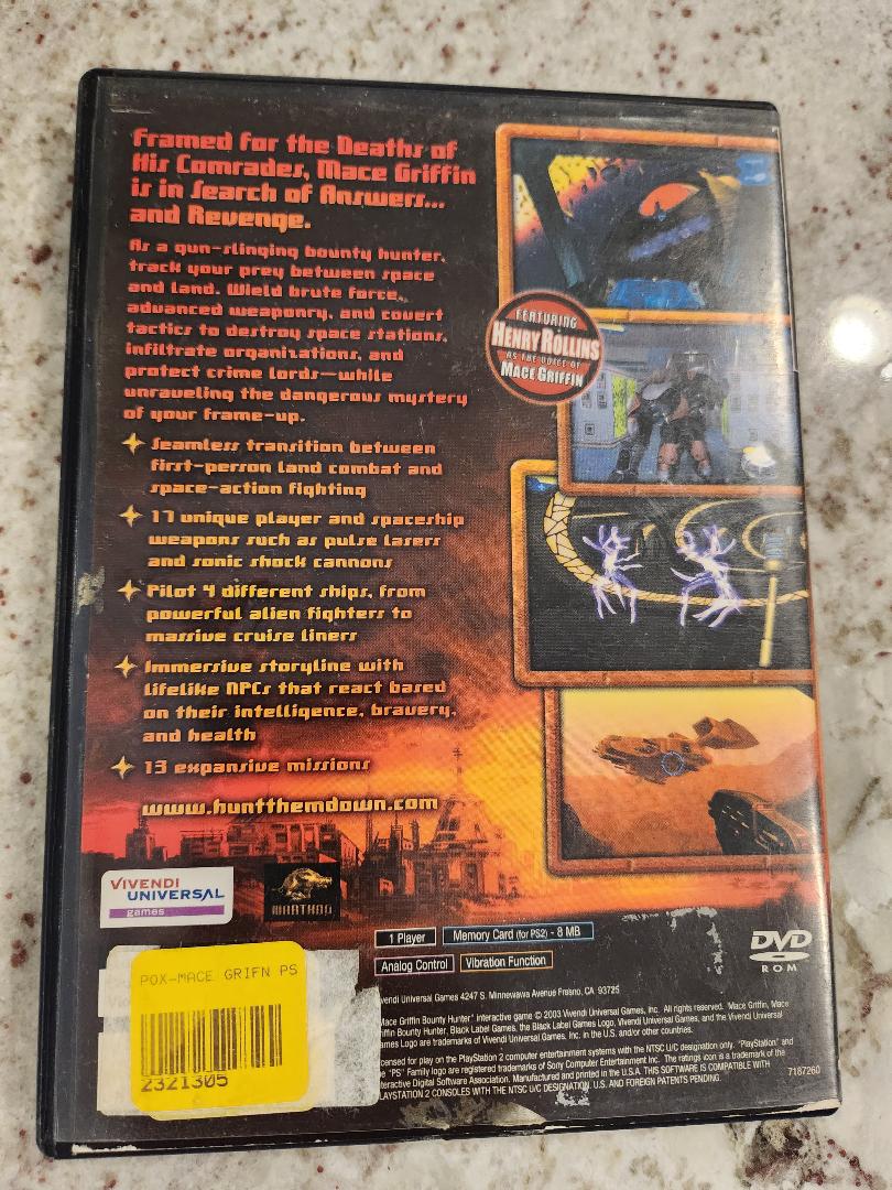 Masse Griffin Bounty Hunter PS2