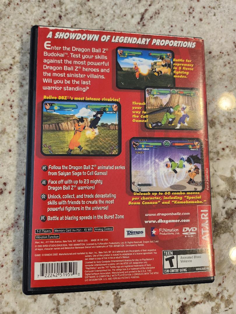 Dragon Ball Z : Budokaï PS2