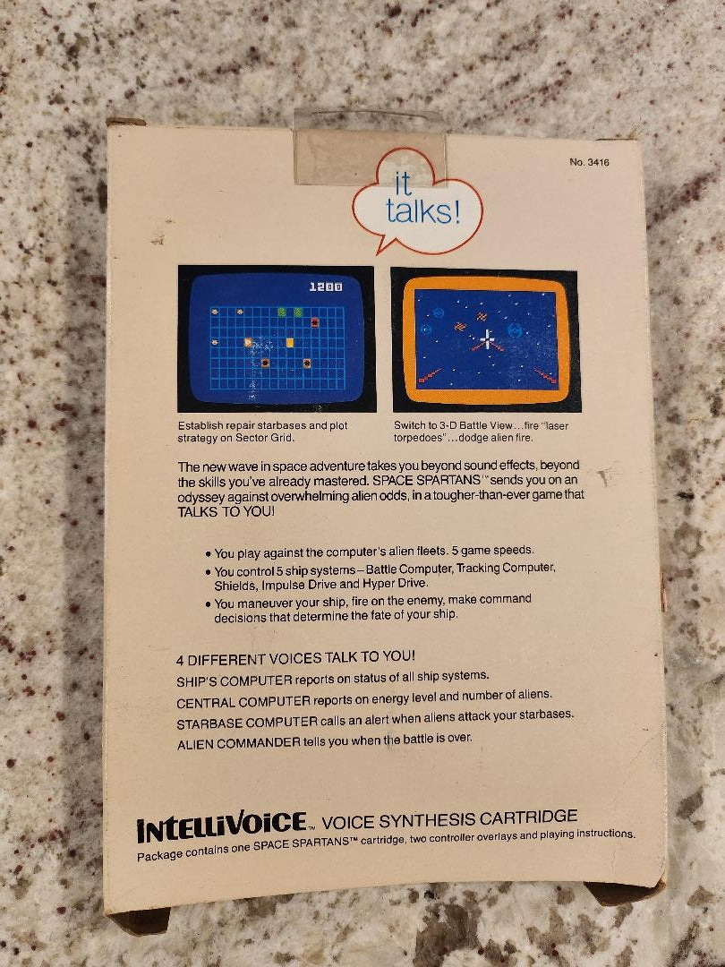Espace Spartans Intellivision