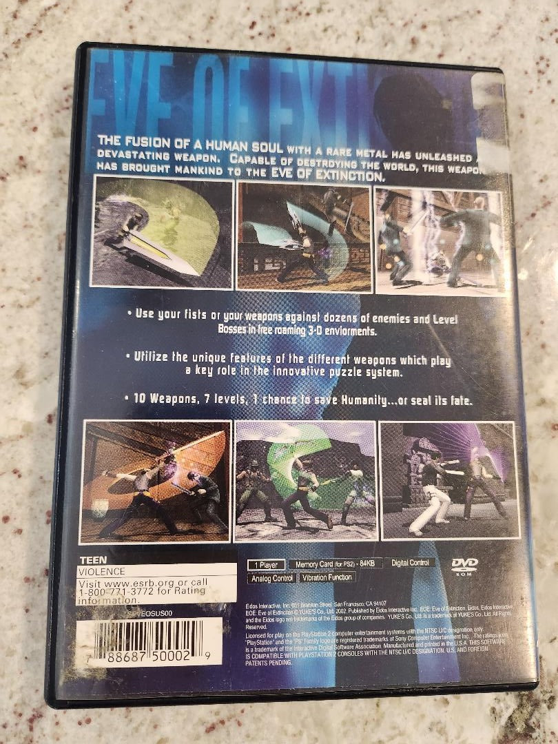EOE veille de l'extinction PS2