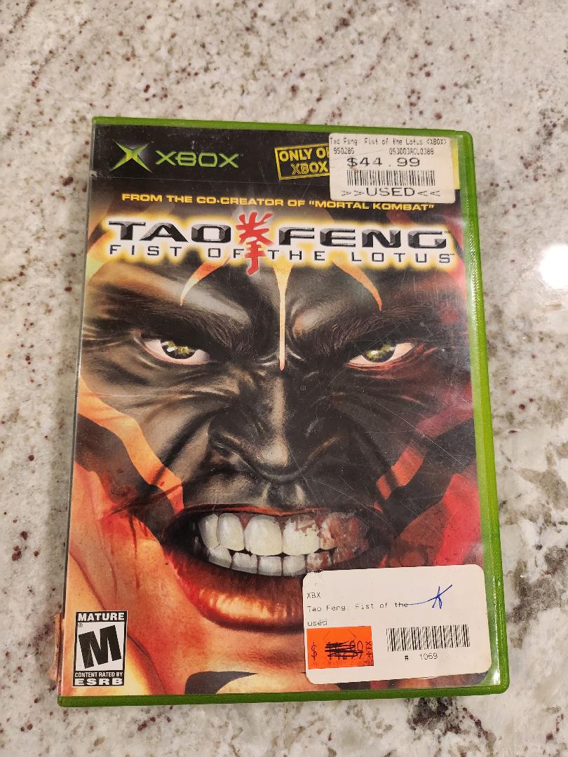 Tao Feng: Fist of the Lotus Xbox Original