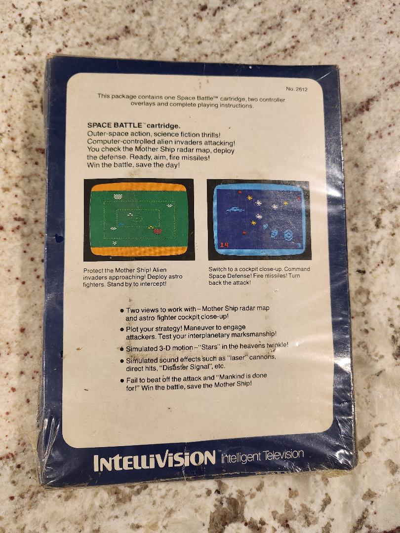 Space Battle Intellivision Scellé NOUVEAU