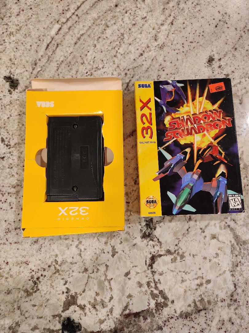 Carro Shadow Squadron Sega Genesis 32X, solo caja