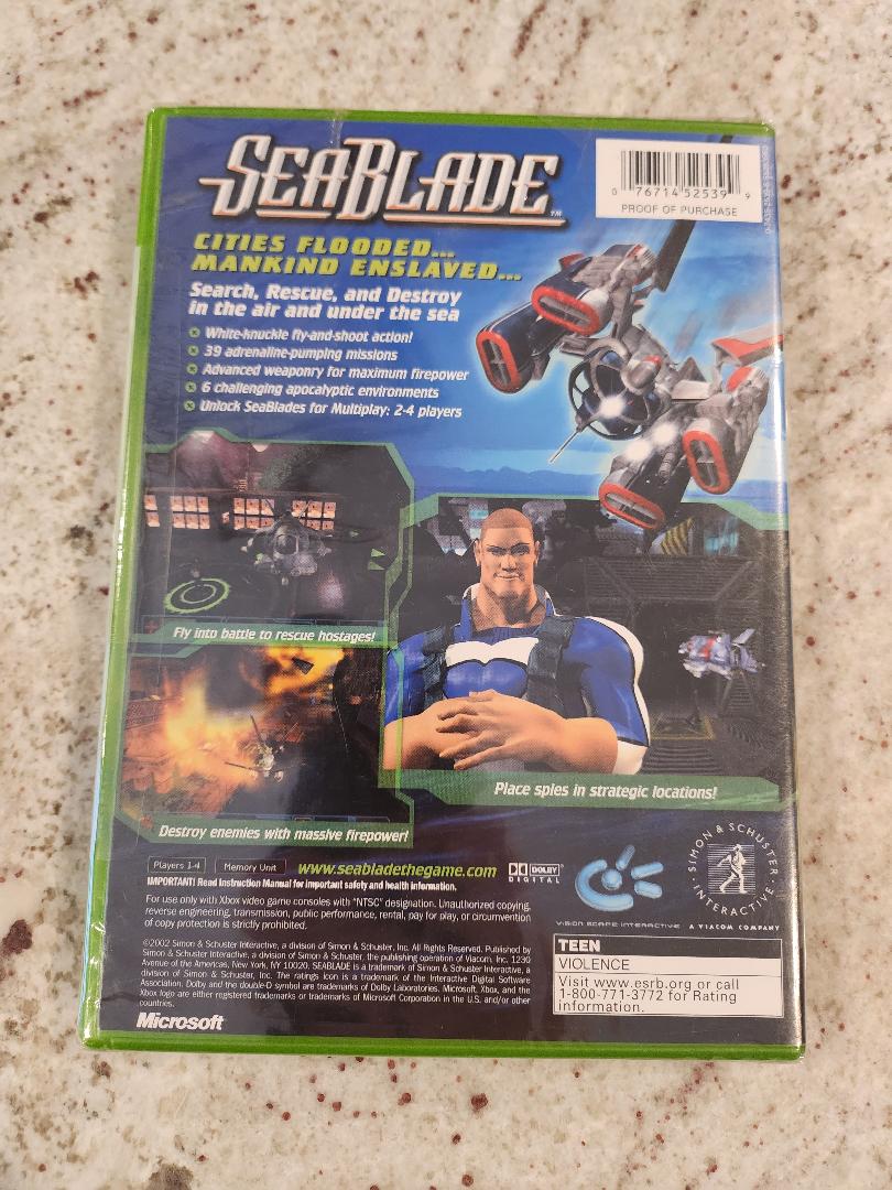 Seablade Xbox Original Sellado NUEVO