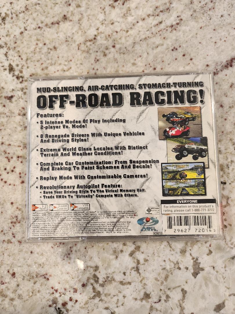 TNN Motorsports HardCore Heat Sega Dreamcast
