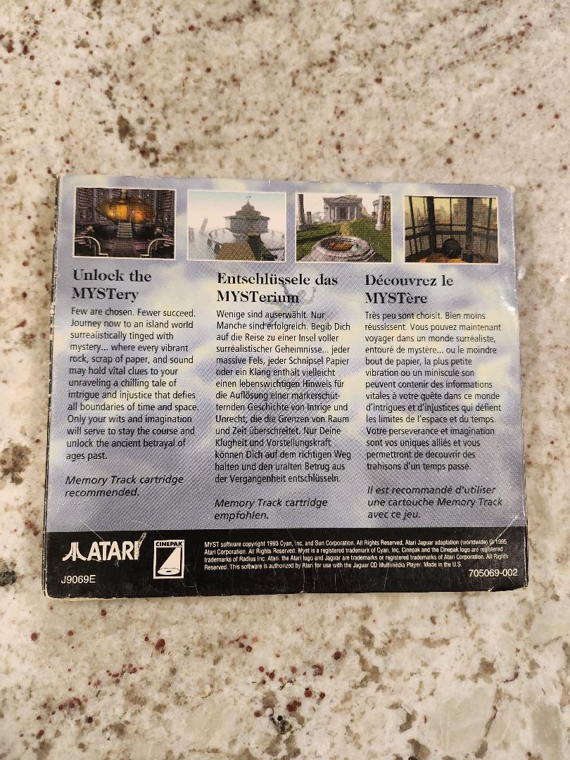 MYST Atari Jaquar CD