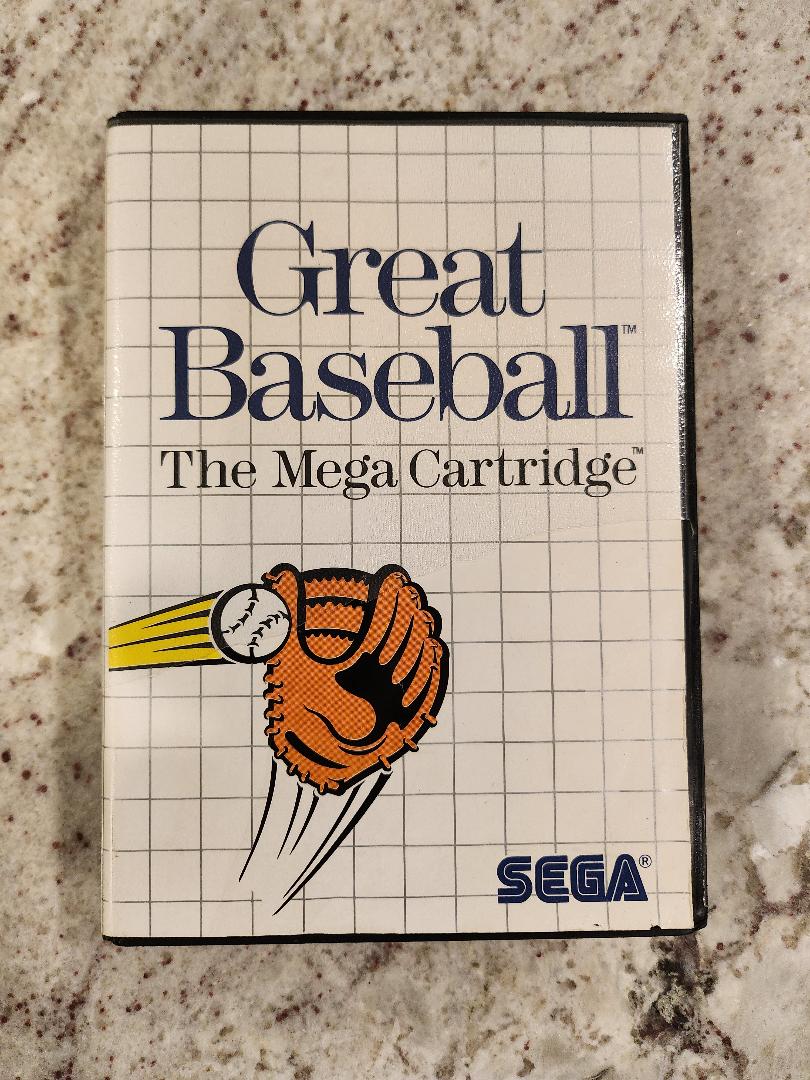 Great Baseball Sega Master CIB