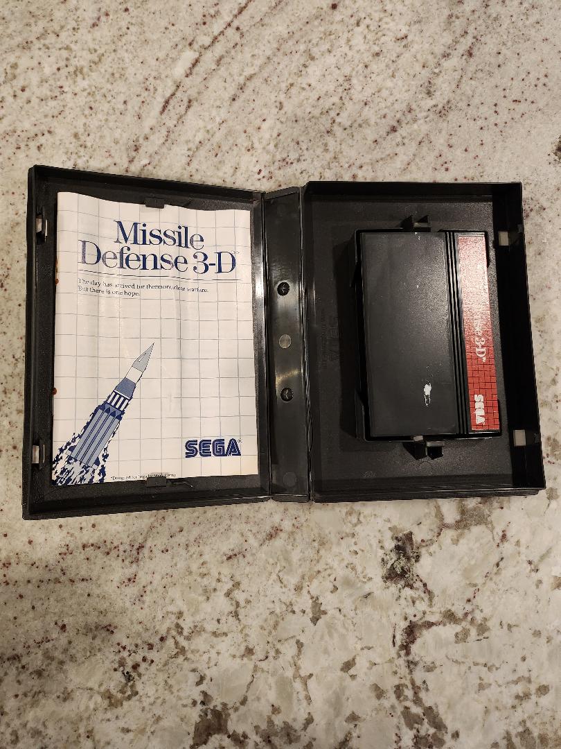 Missile Defense 3D Sega Master CIB