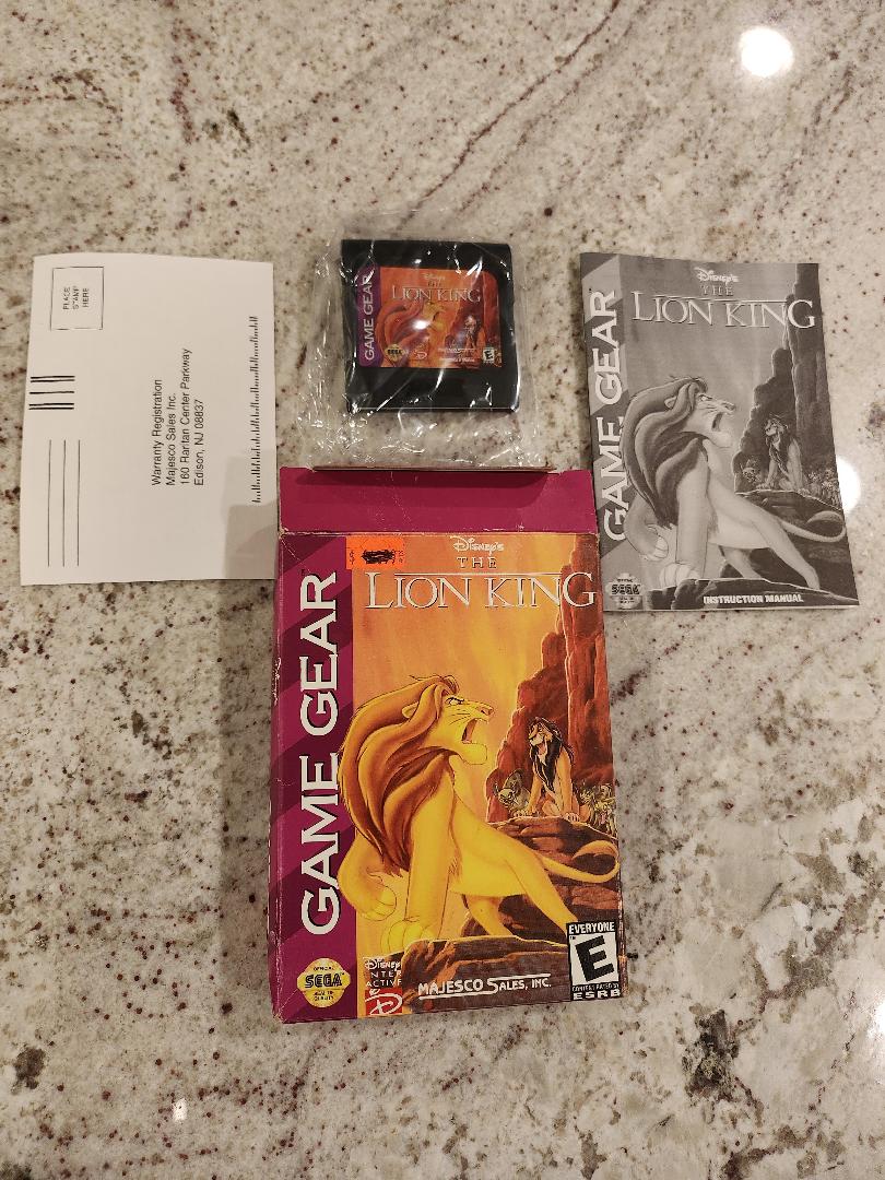 El Rey León Sega Game Gear