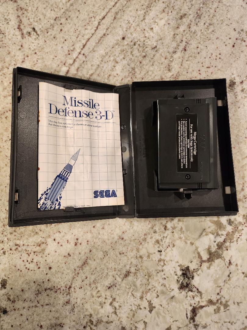Missile Defense 3D Sega Master CIB