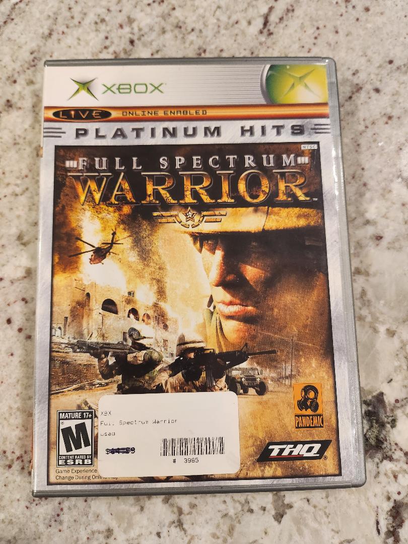 Full Spectrum Warrior Xbox Original