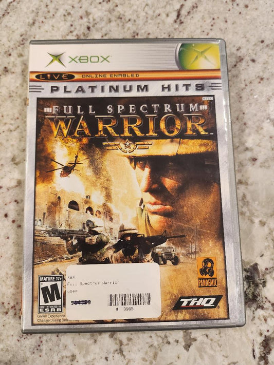 Full Spectrum Warrior Xbox Original