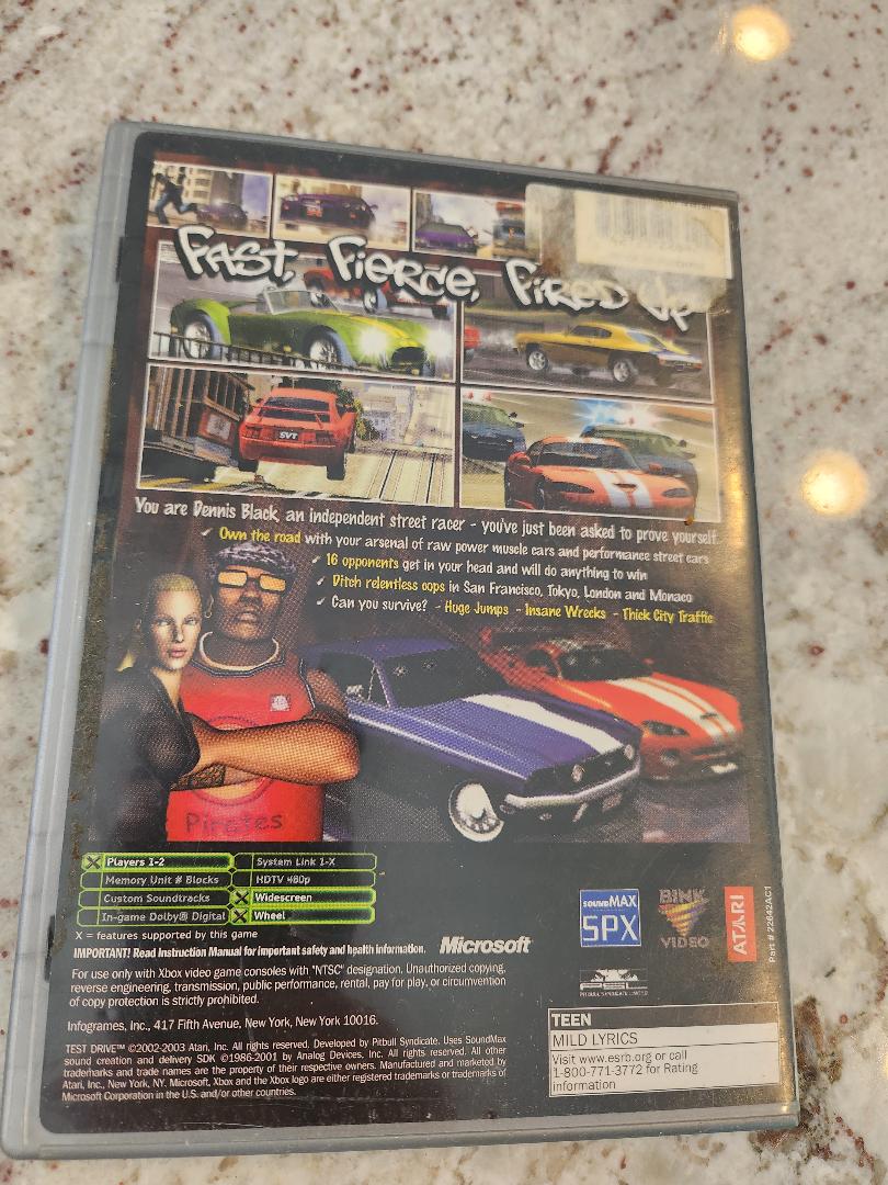 Test Drive Original XBOX