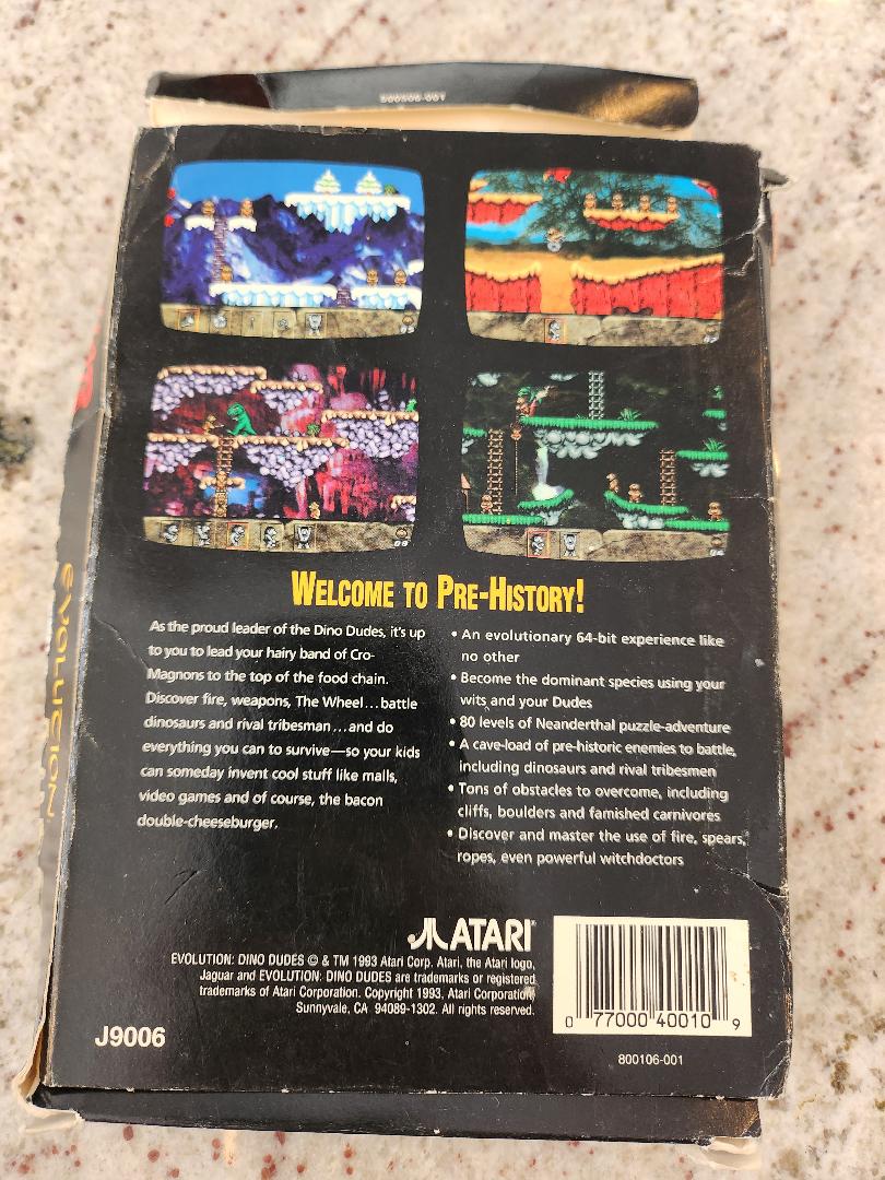 Évolution : Dino Dudes Atari Jaquar