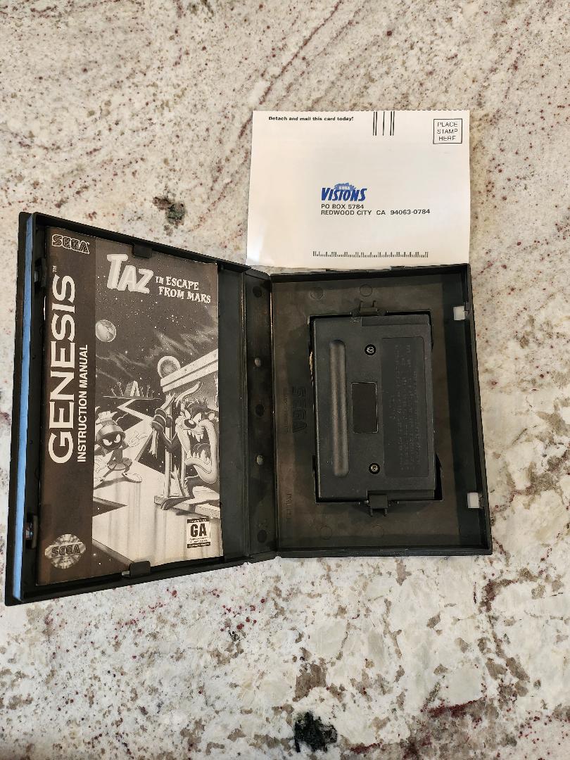 TAZ en Escape From Mars Sega Genesis CIB