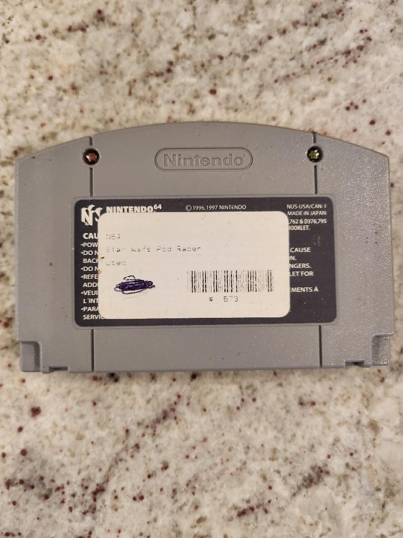 Star Wars Episode 1 Racer N64 Game