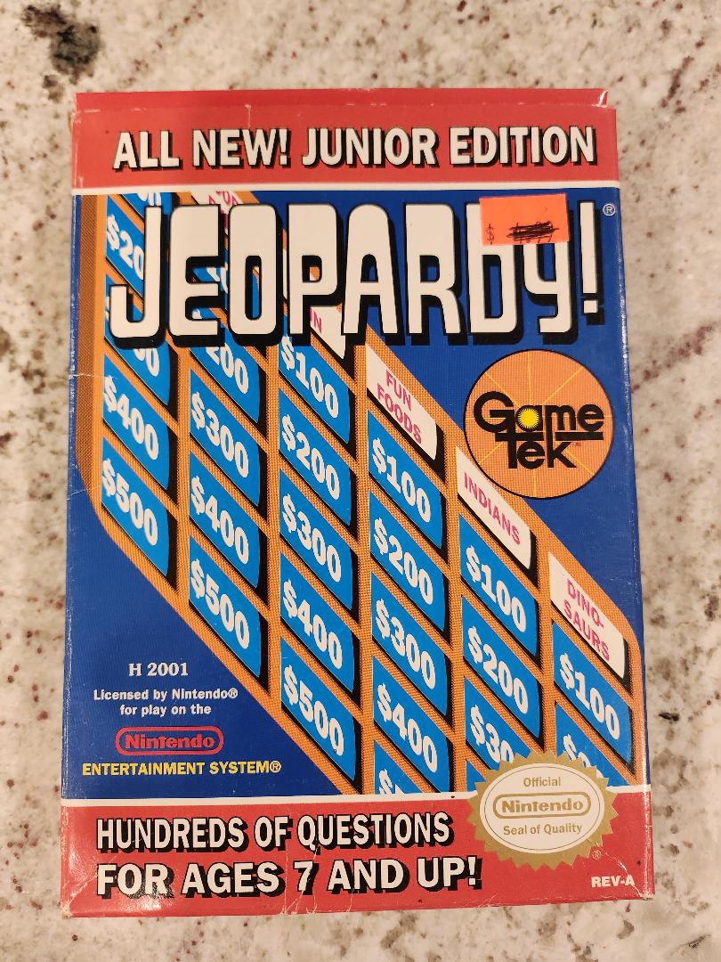 Jeopardy Edición Junior Nintendo NES