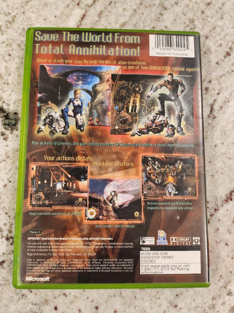 Gunvalkyrie Xbox Original