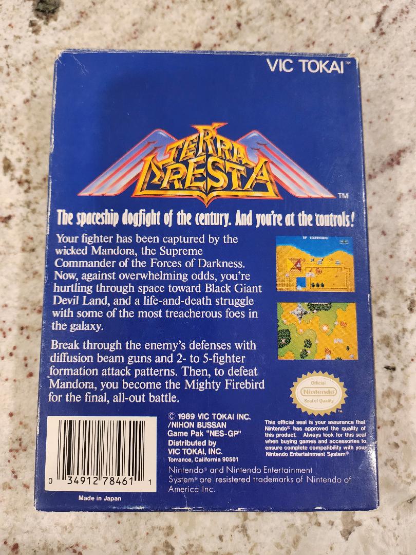 Terra Cresta Nintendo NES CIB