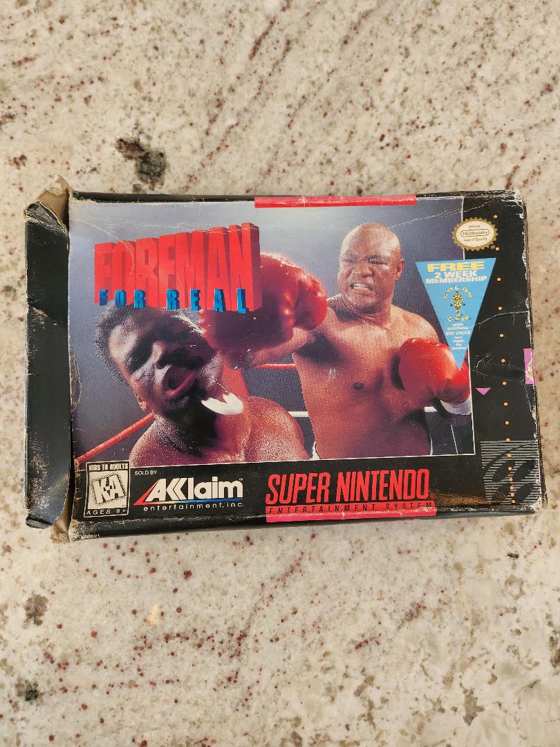 Foreman For Real SNES