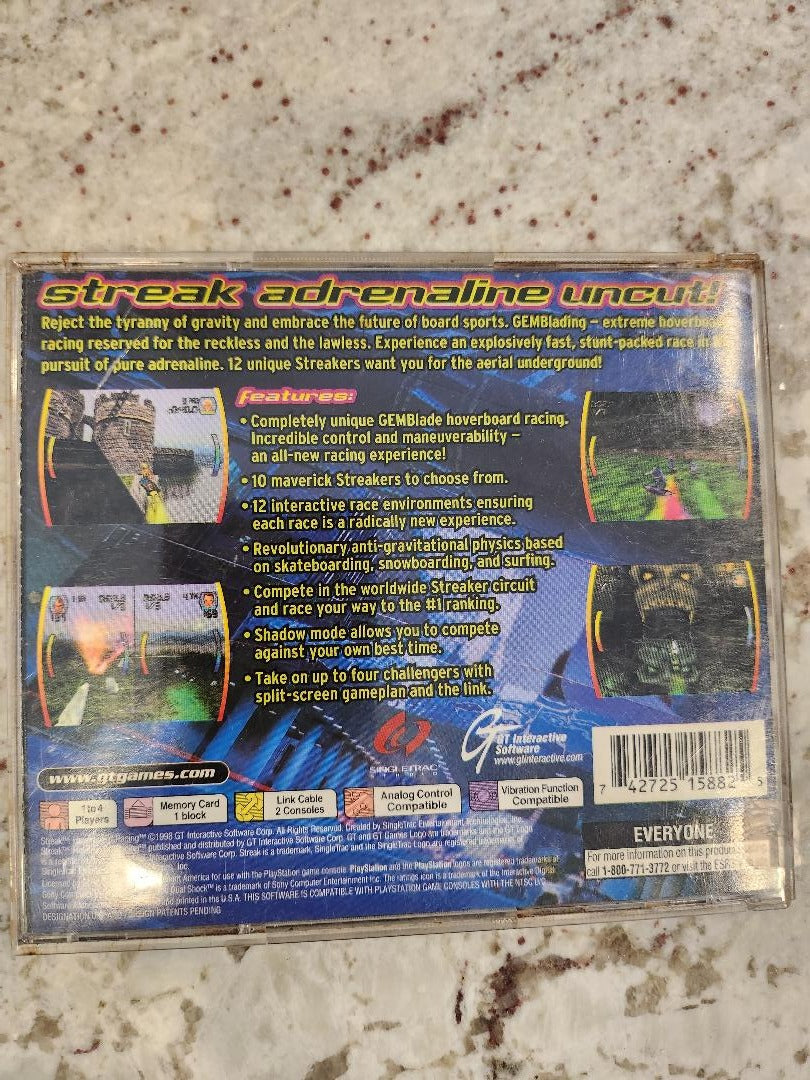 Streak Hoverboard Carreras PS1