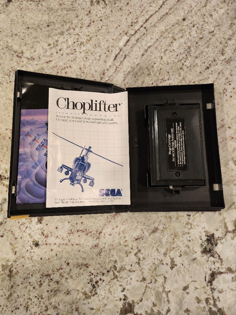 Choplifter Sega Master CIB