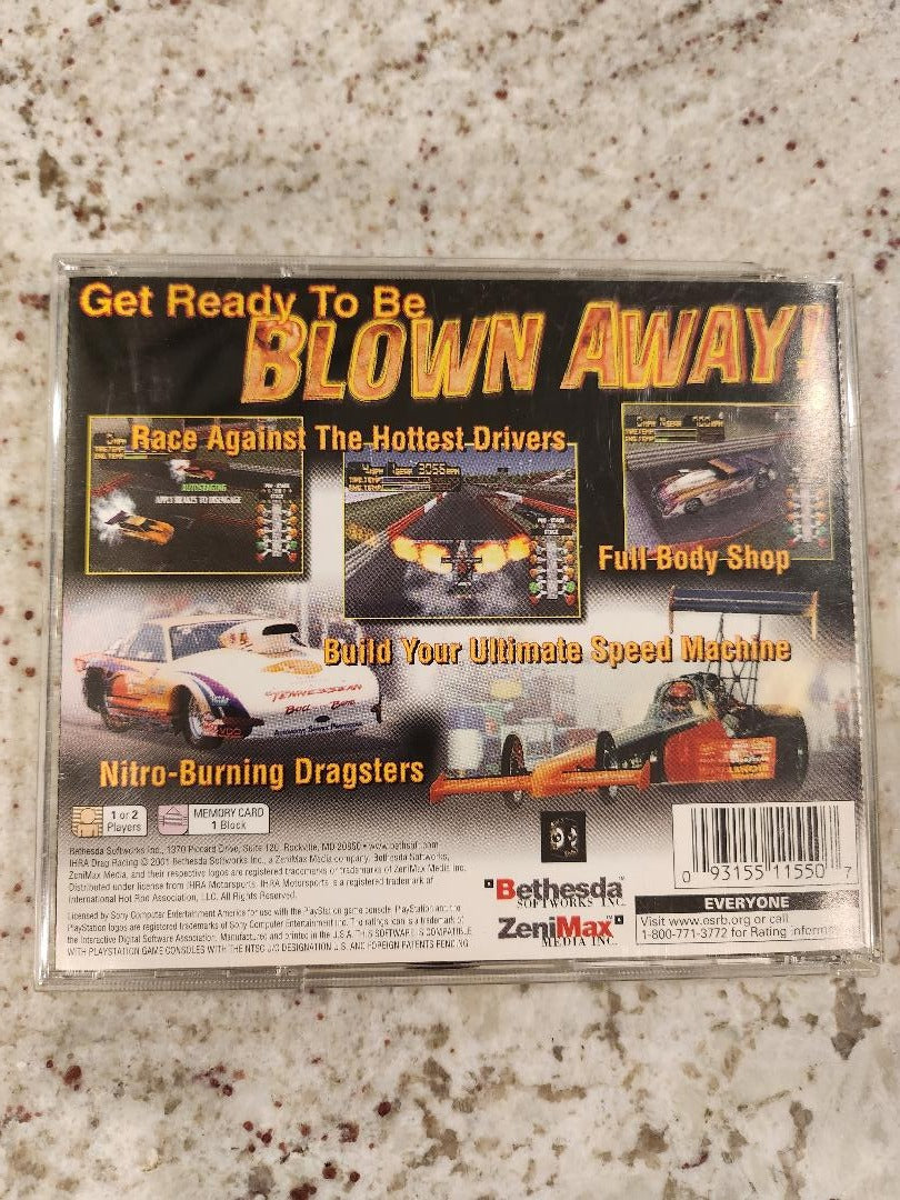 Course de dragsters IHRA Motorsports PS1