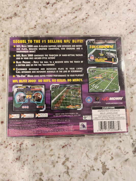 NFL Blitz 2000 Sega Dreamcast
