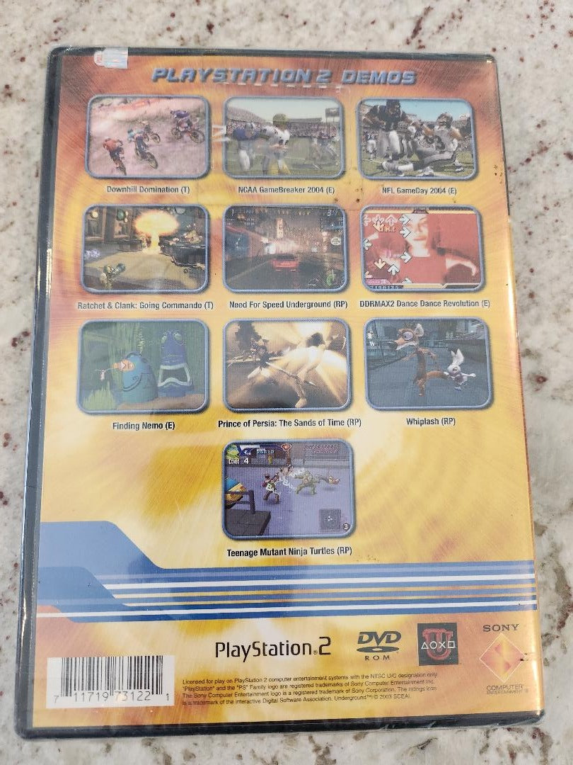 Hiver 2003 Jampack PS2 SCELLÉ NOUVEAU