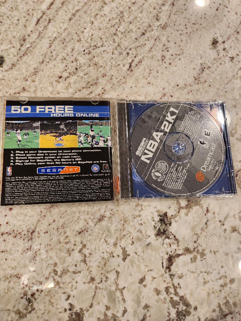NBA 2K1 Sega Dreamcast