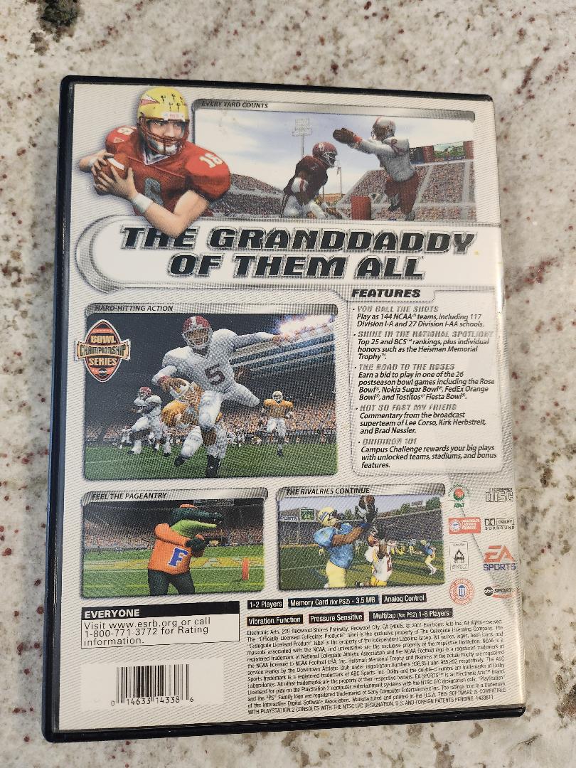 NCAA Football 2002 PS2