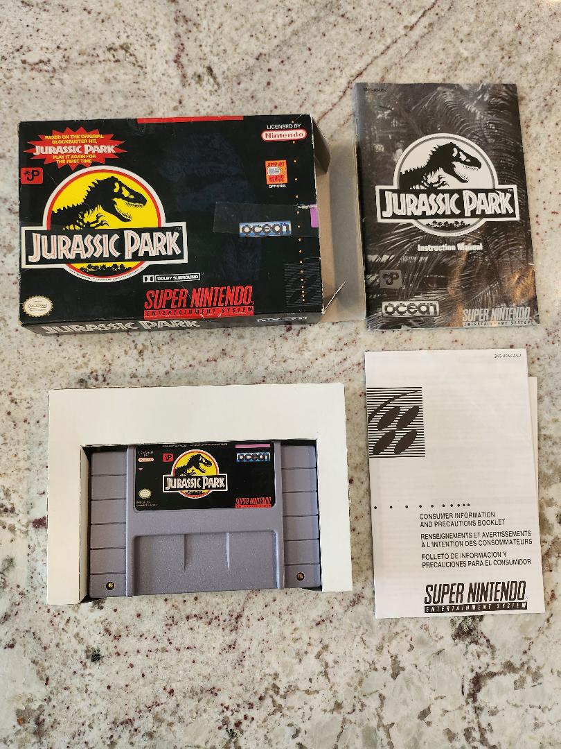 Jurassic Park SNES CIB