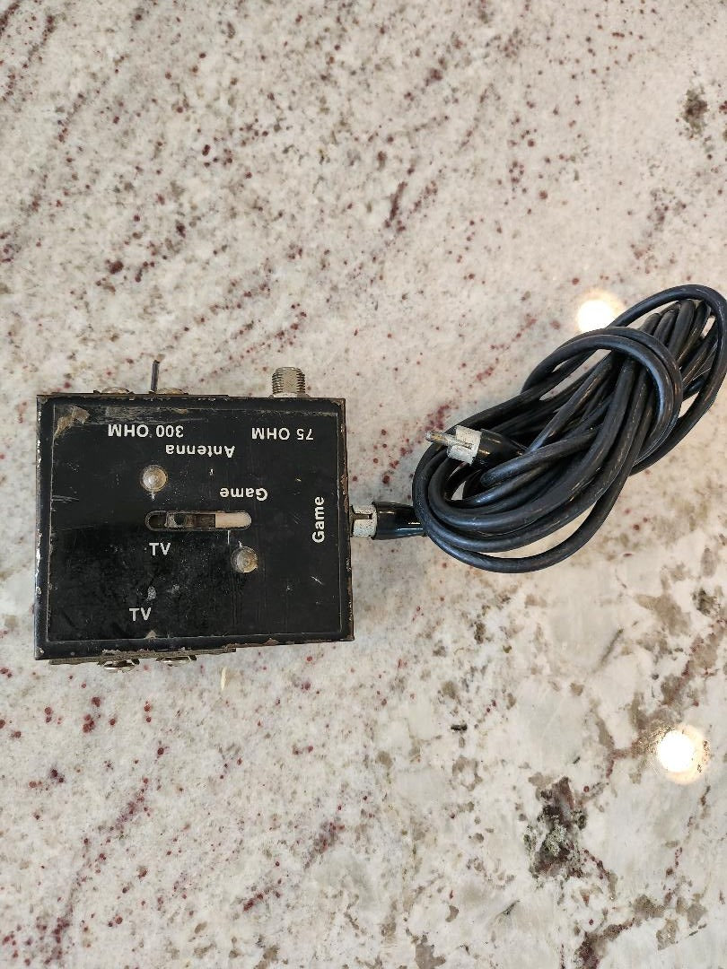 Atari, Coleco RF Antena vhf Switch Box Usagé