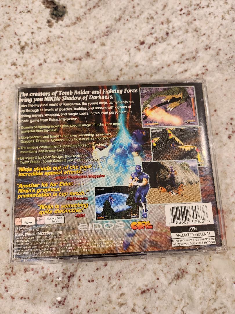 Ninja : L'Ombre des Ténèbres PS1