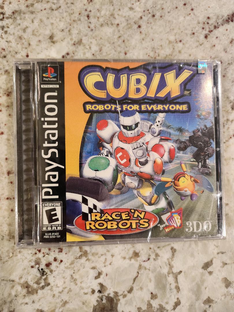 Robots Cubix pour tout le monde Race N Robots PS1 Sealed NOUVEAU