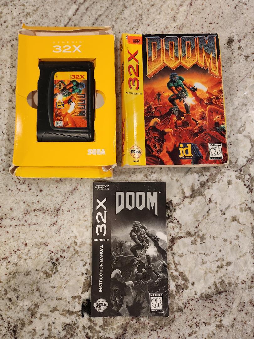 Doom Sega Genesis 32X CIB
